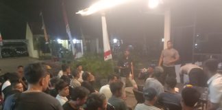 Puluhan Pemuda Cisait Menggeruduk Rumah Dinas Kapolres Serang
