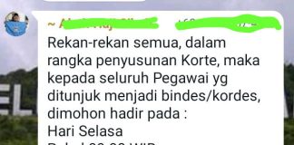 Heboh, Beredar Screenshot Pesan di Grup WhatsApp Kecamatan