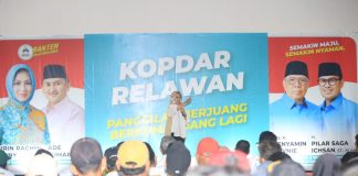 141 Komunitas Relawan Gelorakan Kemenangan Airin-Ade dan Benyamin-Pilar