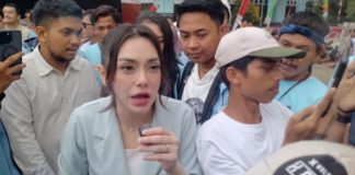 Kampanyekan Andra-Dimyati, Celine dan Marshel Hibur Warga Pandeglang