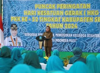 Bupati Serang Sebut PKK Bantu Turunkan Stunting