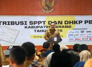 Bapenda Kabupaten Serang Serahkan SPPT PBB-P2 dan DHKP Tahun 2025