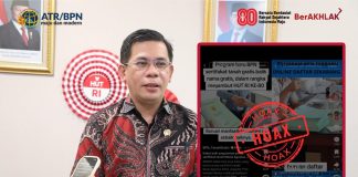Akun Hoaks “BPN TANAH GRATIS” Beredar di Tiktok, Kementrian Imbau Masyarakat Tetap Waspada