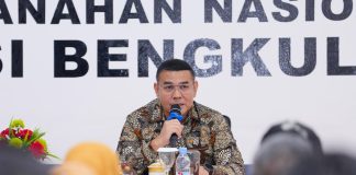 Pesan Wamen Ossy ke Jajaran Kanwil BPN Provinsi Bengkulu: Peraturan Perundangan Harus sebagai Prinsip