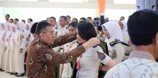 Dilepas oleh Wamen Ossy, 30 Taruna/i STPN ikuti KKN Pertanahan untuk Restorasi Arsip Pascabencana Hidrometeorologi di Aceh dan Sumut