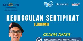 Pacu Transformasi Digital, Kantah Pandeglang Lakukan Implementasi Sertipikat Elektronik