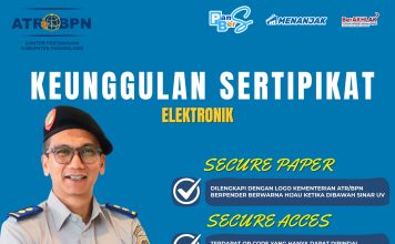 Pacu Transformasi Digital, Kantah Pandeglang Lakukan Implementasi Sertipikat Elektronik