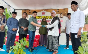Wujudkan Kepedulian Sosial, PT KBI dan Warnasari Bersatu Salurkan Ratusan Santunan dan Bantuan Infrastruktur Ponpes
