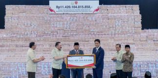 Wamen Ossy Saksikan Penyerahan Denda Administratif Rp11,4 Triliun oleh Satgas PKH sebagai Wujud Penyelamatan Kekayaan Negara