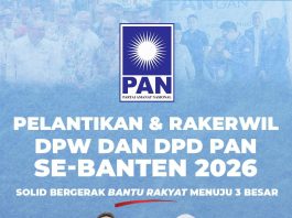 DPW PAN Banten Siap Gelar Pelantikan dan Rakerwil 2026, PAN Solid Bergerak Bantu Rakyat Menuju 3 Besar Banten