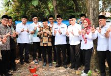 Jaga Aset Umat, Kantah Pandeglang Sukseskan Gerakan Pemasangan Tanda Batas Tanah Wakaf