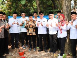 Jaga Aset Umat, Kantah Pandeglang Sukseskan Gerakan Pemasangan Tanda Batas Tanah Wakaf