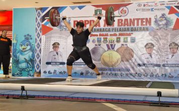 Keran Medali Emas Kota Serang Mulai Terbuka pada Hari Keempat Popda XII Banten
