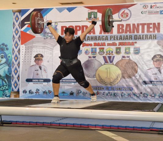 Keran Medali Emas Kota Serang Mulai Terbuka pada Hari Keempat Popda XII Banten