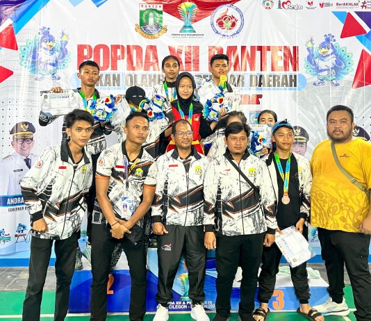 Raih 28 Medali Emas, Kota Serang Finish di Urutan 5 Popda XII Banten