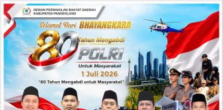 DPRD Pandeglang Mengucapkan Selamat Hari Bhayangkara ke 80, Mengabdi Polri Untuk Masyarakat