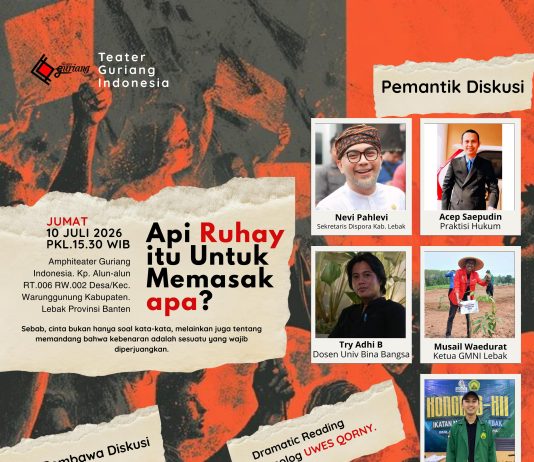 Pemkab Lebak Dianggap Jauh dari Rakyat, Rangkasbitung Corner Gagas Diskusi “Lebak Ruhay”