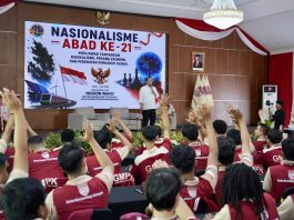 Jadi Pembicara di Diklat Pratama DPP GMPK, Menteri Nusron: Nasionalisme Menjadikan Bangsa yang Kuat
