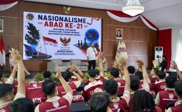 Jadi Pembicara di Diklat Pratama DPP GMPK, Menteri Nusron: Nasionalisme Menjadikan Bangsa yang Kuat