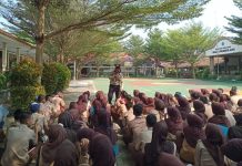 MPLS 2026, Tagana dan Boedak Saung Edukasi Mitigasi Bencana pada Siswa di Pandeglang