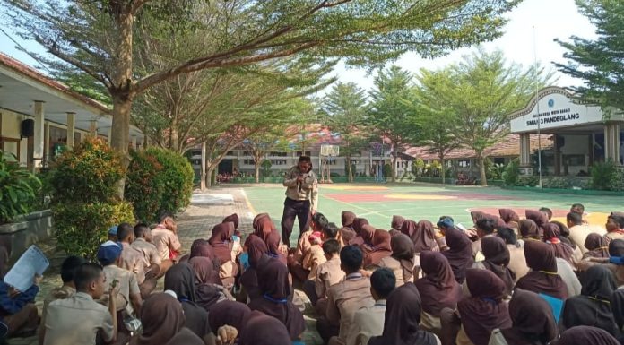 MPLS 2026, Tagana dan Boedak Saung Edukasi Mitigasi Bencana pada Siswa di Pandeglang