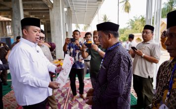 Menteri Nusron Serahkan Sertipikat Wakaf dan Bantuan dari MUI untuk Masjid Salman Alfarisi Aceh Tamiang
