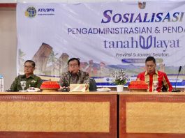 Kementerian ATR/BPN Adakan Sosialisasi Pengadministrasian Tanah Ulayat untuk Perkuat Kepastian Hukum bagi Masyarakat Hukum Adat di Tana Toraja