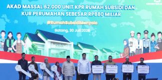 Hadiri Akad Massal 62.000 KPR Rumah Subsidi, Menteri Nusron: Legalitas Tanah Beri Kepastian bagi Masyarakat