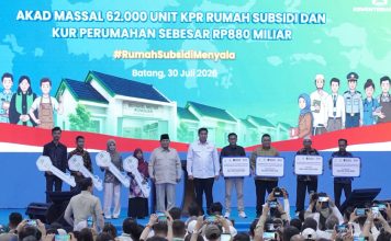 Hadiri Akad Massal 62.000 KPR Rumah Subsidi, Menteri Nusron: Legalitas Tanah Beri Kepastian bagi Masyarakat