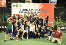 Kementerian ATR/BPN Raih Juara II Beregu Turnamen Tenis Piala Gubernur DKI Jakarta 2026