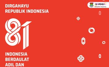 Bapenda Kabupaten Tangerang Mengucapkan Dirgahayu Republik Indonesia ke-81