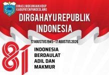 Dinas Lingkungan Hidup Pandeglang Mengucapkan Selamat HUT ke 81 RI