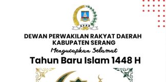 DPRD Kabupaten Serang Mengucapkan Selamat Tahun Baru Islam 1448 H