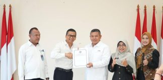 Pandeglang Terus Perkuat Tata Kelola Aset dan Ketahanan Pangan, Kantah Pandeglang Serahkan Sertipikat Tanah Kepada Pemkab dan Perum BULOG