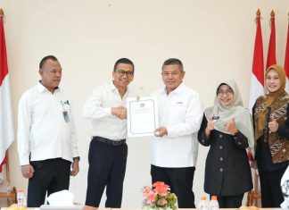 Pandeglang Terus Perkuat Tata Kelola Aset dan Ketahanan Pangan, Kantah Pandeglang Serahkan Sertipikat Tanah Kepada Pemkab dan Perum BULOG