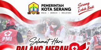 Pemerintah Kota Serang Mengucapkan Selamat Hari Palang Merah Indonesia