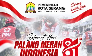 Pemerintah Kota Serang Mengucapkan Selamat Hari Palang Merah Indonesia