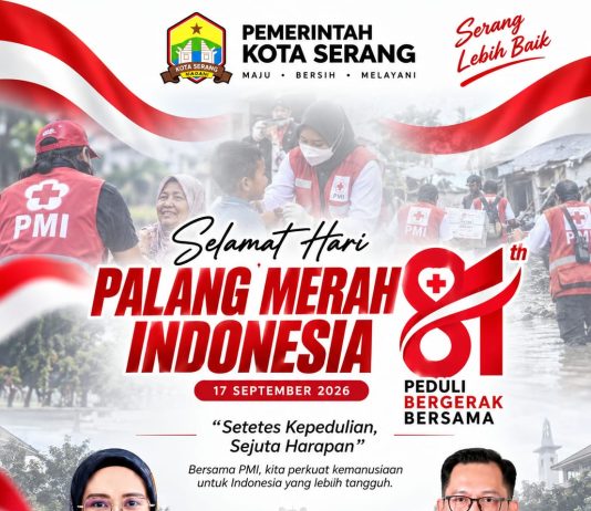 Pemerintah Kota Serang Mengucapkan Selamat Hari Palang Merah Indonesia