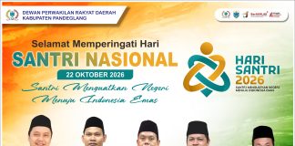 DPRD Pandeglang Mengucapkan Selamat Hari Santri Nasional