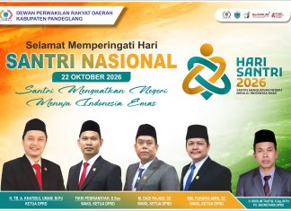 DPRD Pandeglang Mengucapkan Selamat Hari Santri Nasional