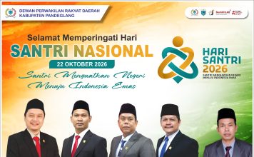 DPRD Pandeglang Mengucapkan Selamat Hari Santri Nasional