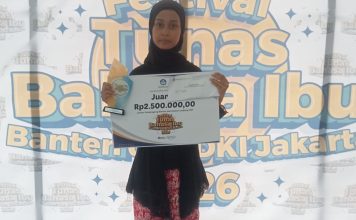 Di Acara FTBI Banten 2026, Wakil Kota Serang Senna Bikin Bangga